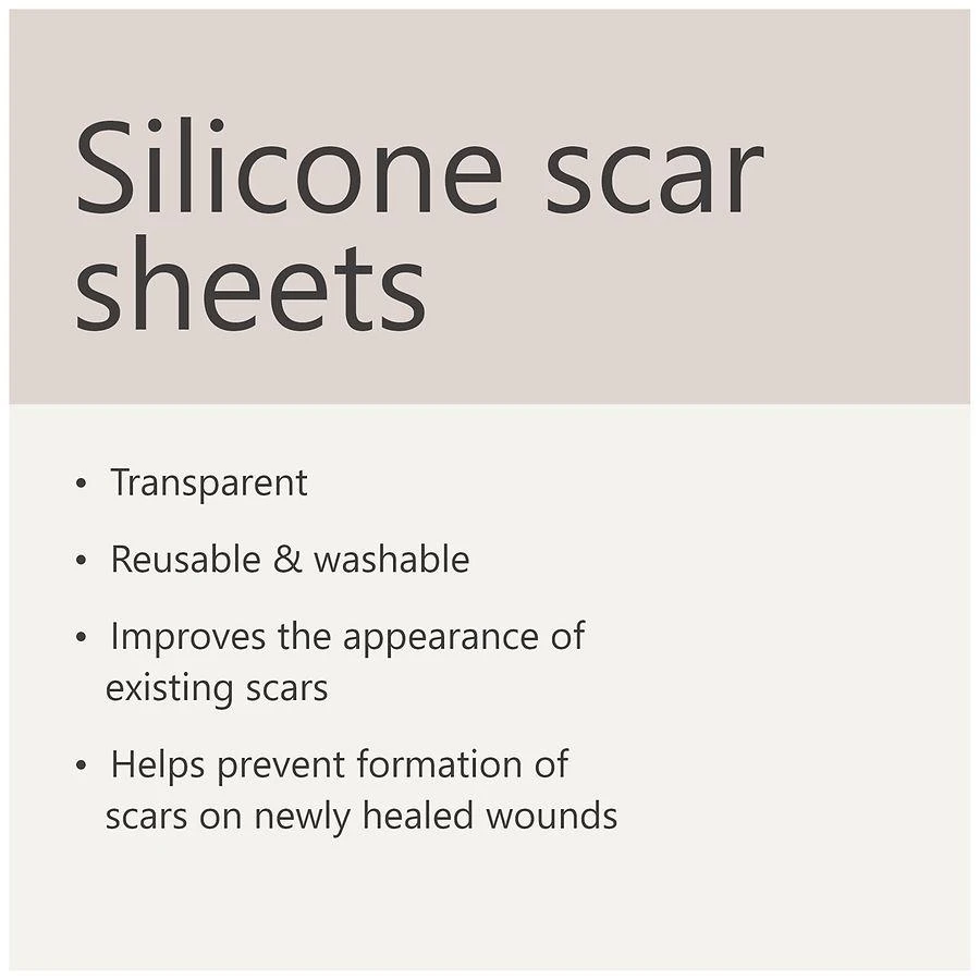 商品Walgreens|Silicone Scar Sheets 1.5 in x 3 in,价格¥166,第5张图片详细描述