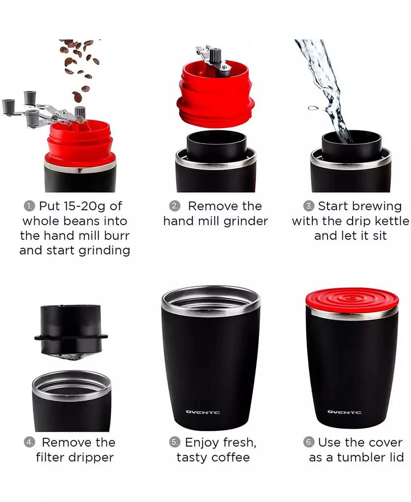 商品OVENTE|Manual Coffee Grinder,价格¥112,第5张图片详细描述