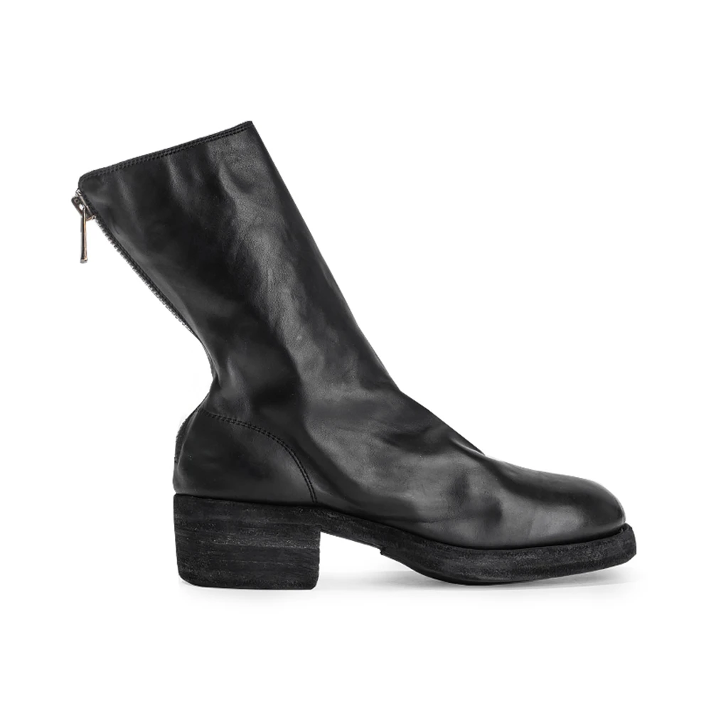 商品[国内直发] guidi|GUIDI 黑色女士踝靴 788Z-SOFT-HORSE-BLKT,价格¥4451,第1张图片