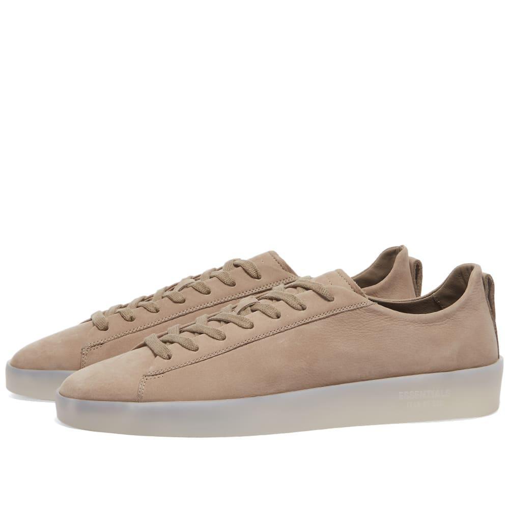 商品Essentials|Fear of God ESSENTIALS Tennis Low Sneaker - Warm Taupe,价格¥1999,第1张图片