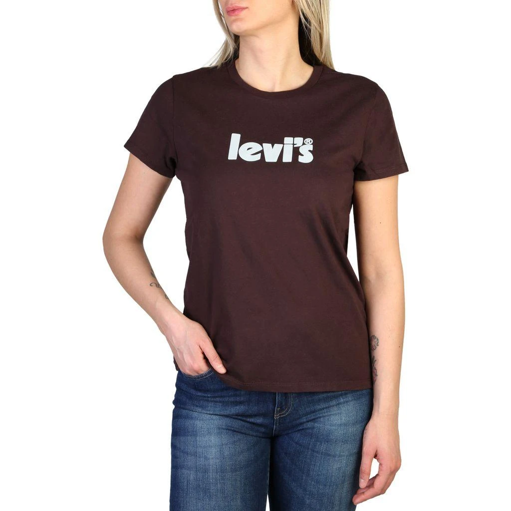 商品Levi's|T-shirts Brown Women,价格¥147,第1张图片