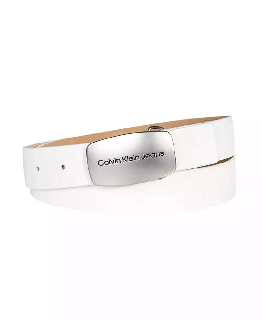 商品Calvin Klein|Calvin Klein Women's Jeans Casual Plaque Buckle Belt,价格¥363,第1张图片