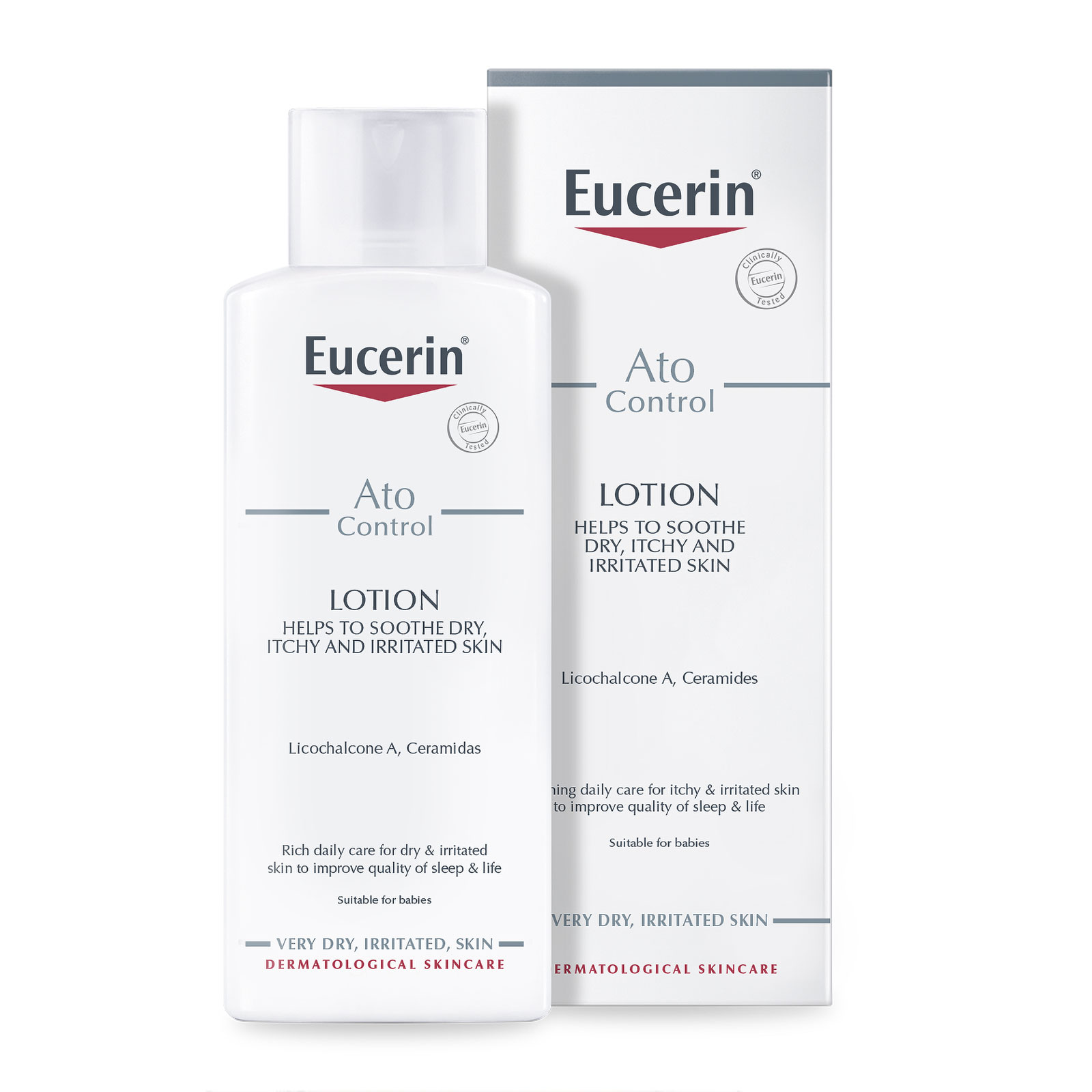 Eucerin 优色林 湿疹过敏性肌肤专用舒缓润肤乳 250ml商品第1张图片规格展示