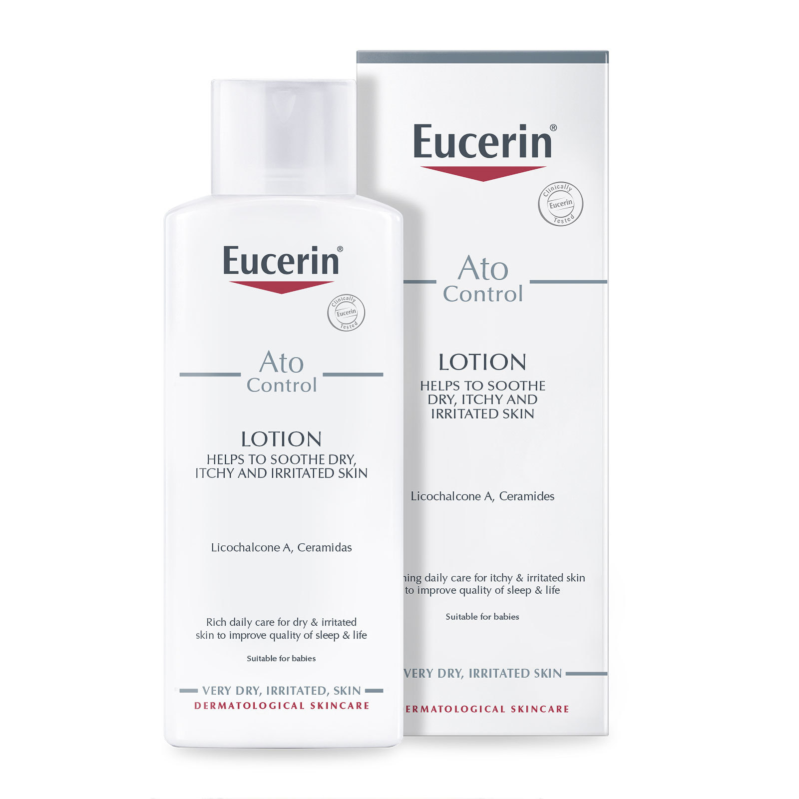 商品Eucerin|Eucerin 优色林 湿疹过敏性肌肤专用舒缓润肤乳 250ml,价格¥162,第1张图片