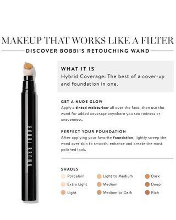 商品Bobbi Brown|修颜气垫笔（底妆遮瑕补妆·1笔3用）,价格¥312,第2张图片详细描述