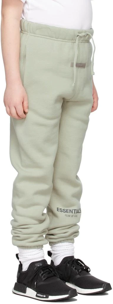 商品Essentials|SSENSE Exclusive Kids Green Fleece Lounge Pants,价格¥398,第3张图片详细描述