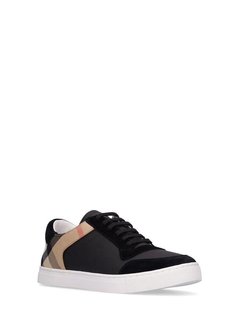 商品Burberry|New Reeth Check Canvas & Leather Sneaker,价格¥4172,第1张图片详细描述