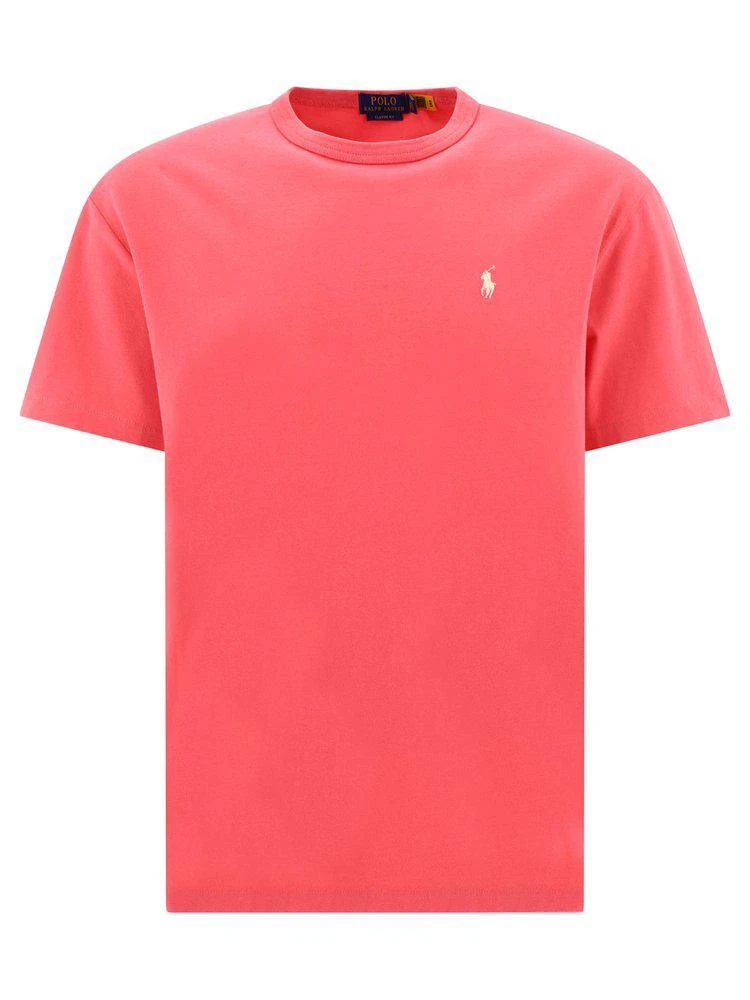 商品Ralph Lauren|Polo Ralph Lauren Logo-Embroidered Crewneck T-Shirt,价格¥630,第1张图片