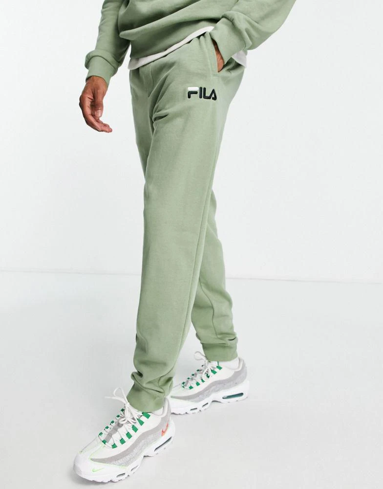 商品Fila|Fila joggers with logo in green,价格¥262,第3张图片详细描述