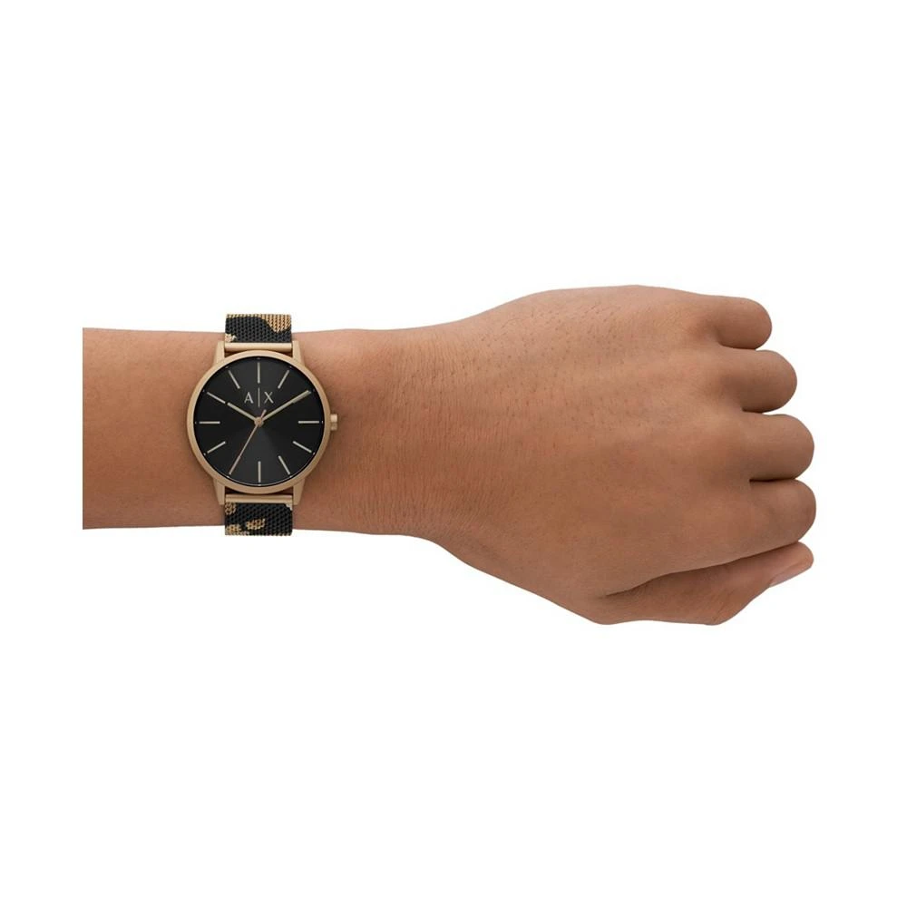 商品Armani Exchange|Men's Three-Hand Multicolor Stainless Steel Mesh Strap Watch, 42mm,价格¥1281,第4张图片详细描述