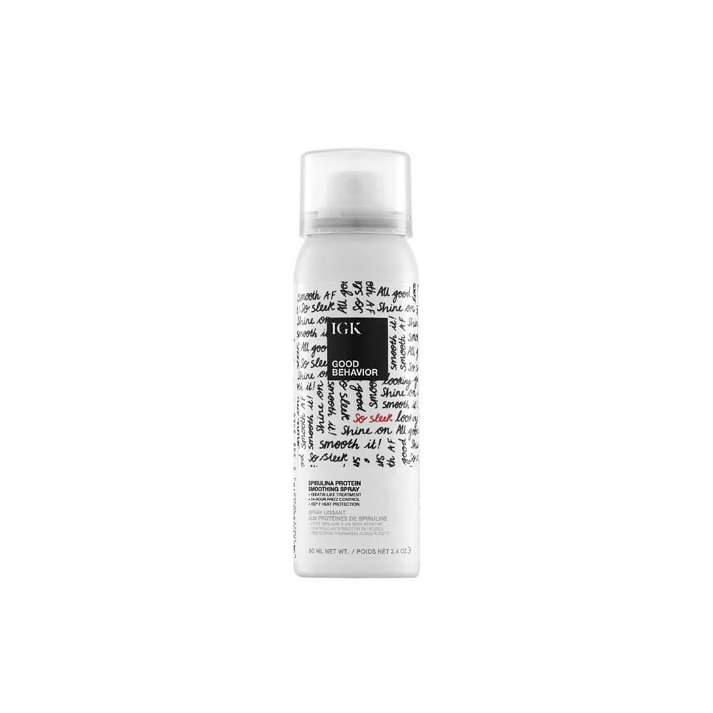 商品IGK Hair|Good Behavior Spirulina Protein Smoothing Spray - Travel Size,价格¥120,第1张图片