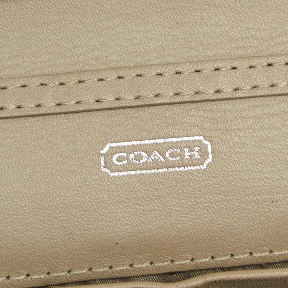 Coach Olive Green Patent Leather Continental Wallet on Chain 商品