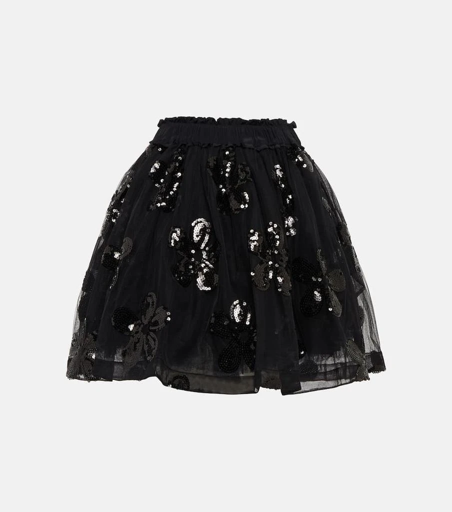 商品Simone Rocha|Sequined tulle miniskirt,价格¥4359,第1张图片