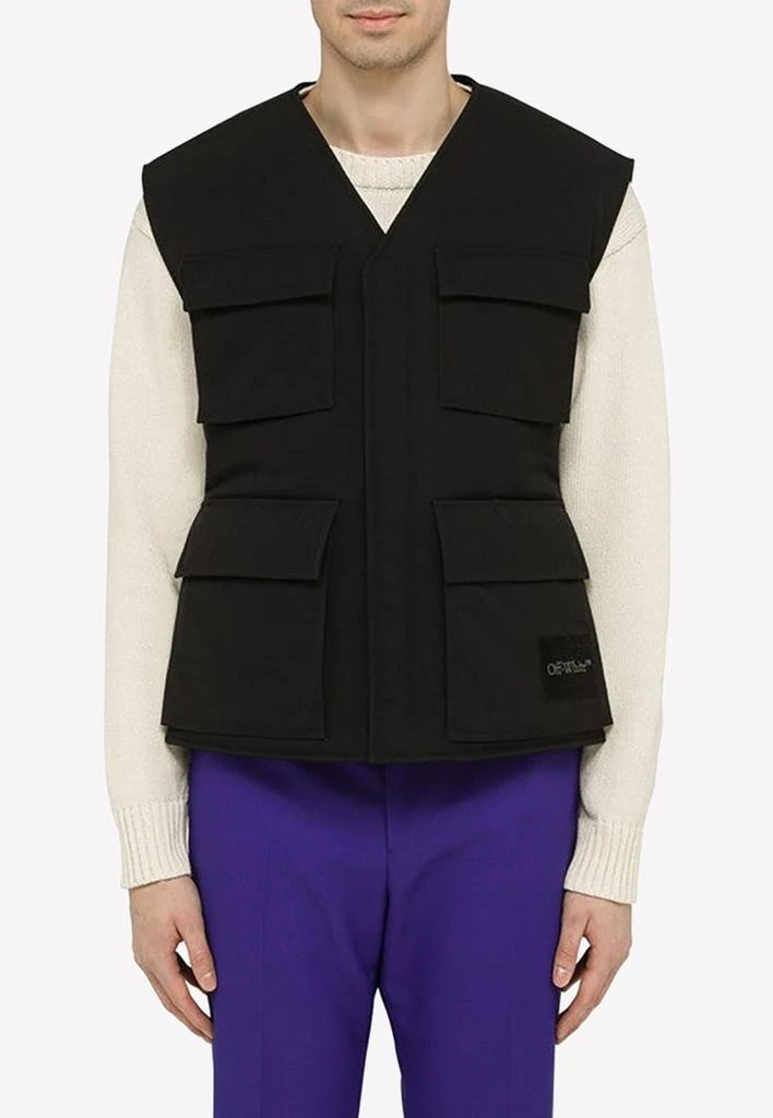 商品Off-White|Logo-Patch Field Vest,价格¥4665,第1张图片