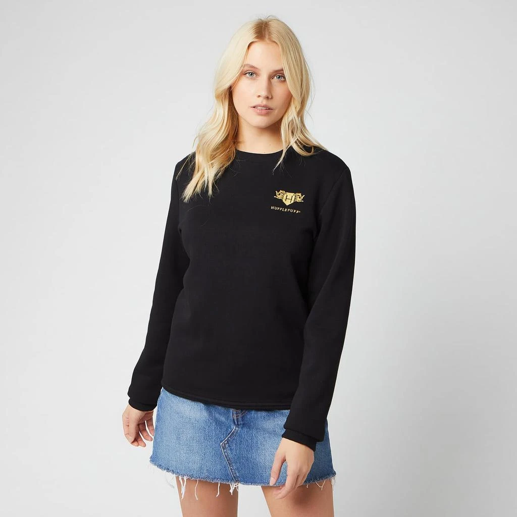 商品Harry Potter|Harry Potter Hufflepuff Unisex Embroidered Sweatshirt - Black,价格¥295,第2张图片详细描述