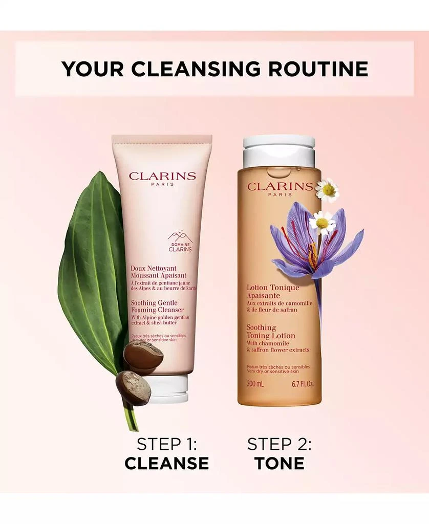 商品Clarins|Soothing Gentle Foaming Cleanser With Shea Butter,价格¥232,第2张图片详细描述