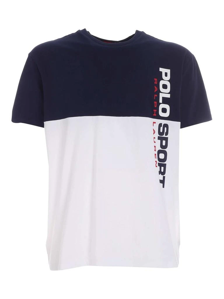 商品Ralph Lauren|Polo Ralph Lauren Logo Print Panelled T-Shirt,价格¥582,第1张图片