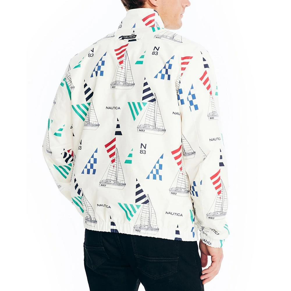 商品Nautica|Men's Classic-Fit Reversible Logo-Print Full-Zip Jacket,价格¥578,第2张图片详细描述