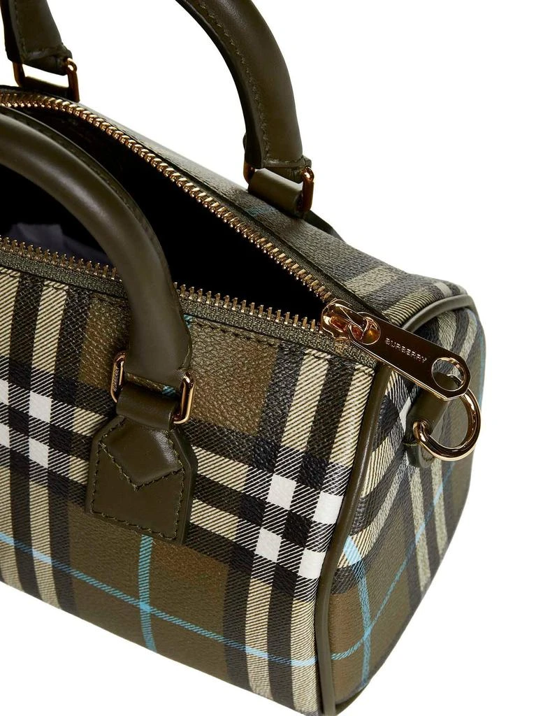 商品Burberry|Burberry Mini Vintage Check-Printed Zipped Bowling Bag,价格¥7720,第5张图片详细描述