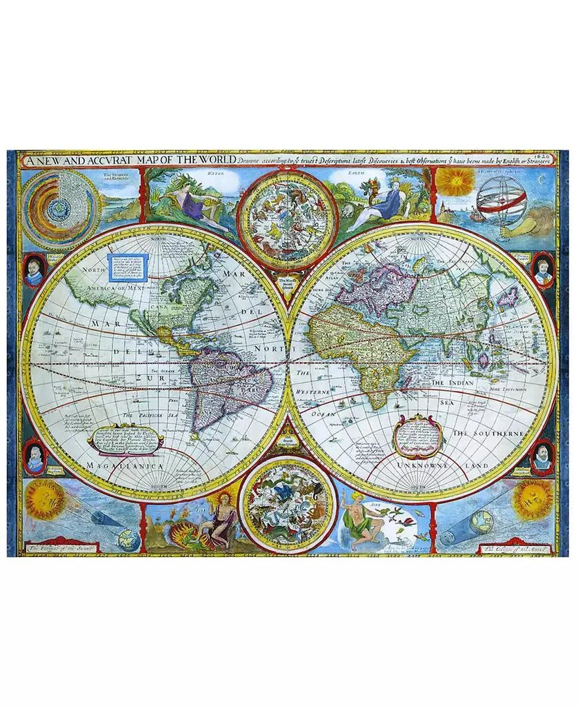 商品Crayola|Antique World Map - 1000 Piece Puzzle,价格¥141,第2张图片详细描述