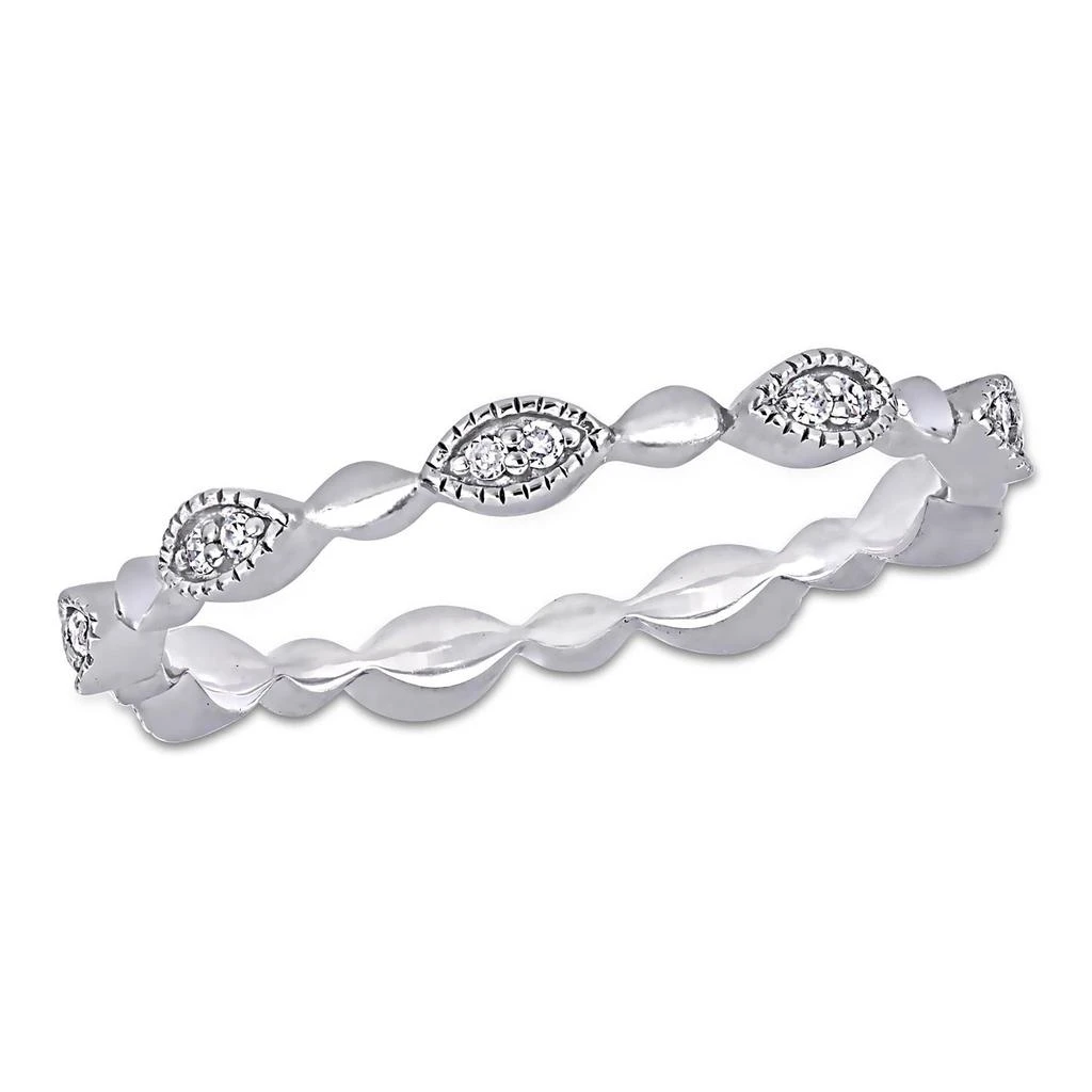 商品Julianna B|10k White Gold Diamond Eternity Ring,价格¥3023,第1张图片