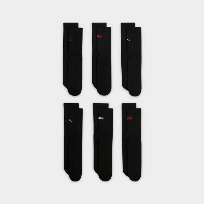 商品Jordan|Little Kids' Jordan Crew Socks (6-Pack),价格¥75,第3张图片详细描述