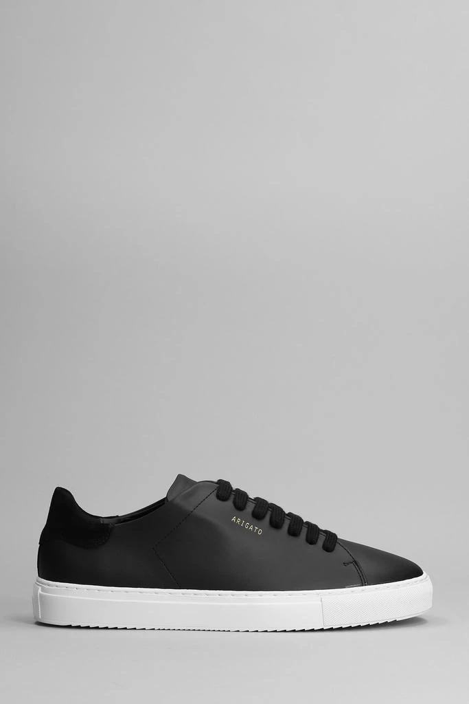 商品Axel Arigato|Axel Arigato Clean 90 Sneakers In Black Suede And Leather,价格¥1976,第1张图片