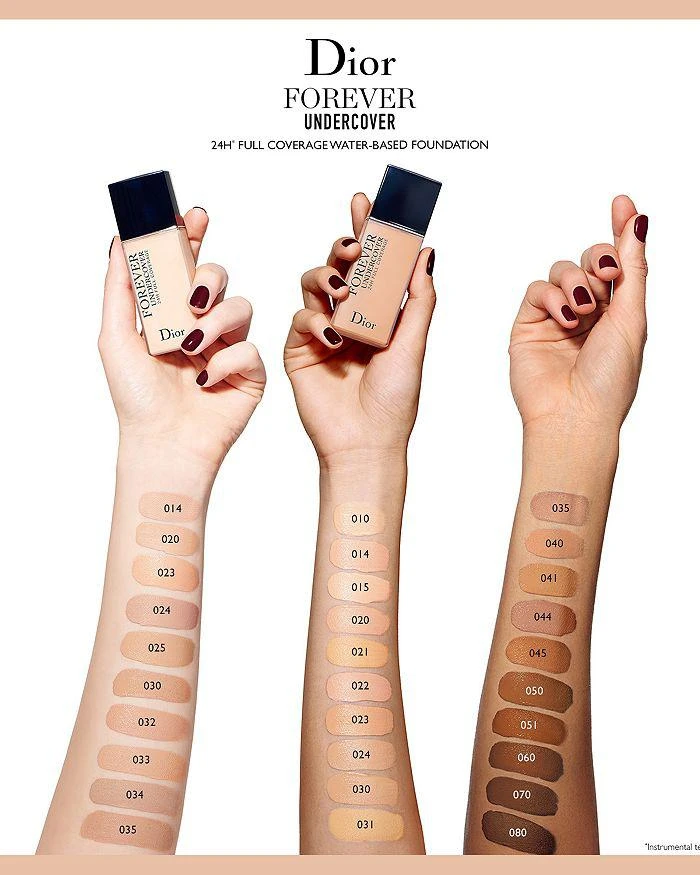 商品Dior|Diorskin Forever Undercover 24-Hour Full Coverage Foundation,价格¥401,第2张图片详细描述