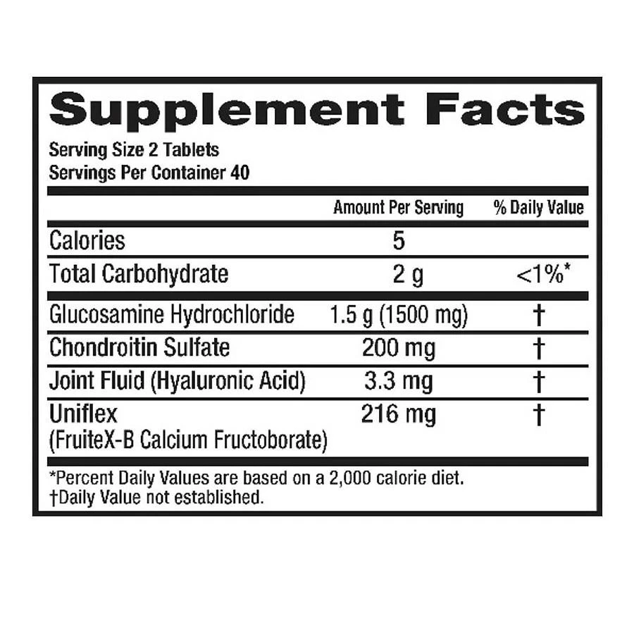Advanced Triple Strength Glucosamine Chondroitin, Coated Tablets 商品