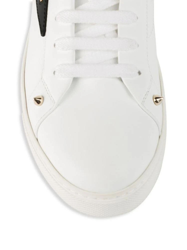 商品Fendi|Fendi - Textured Leather Sneakers,价格¥3425,第3张图片详细描述