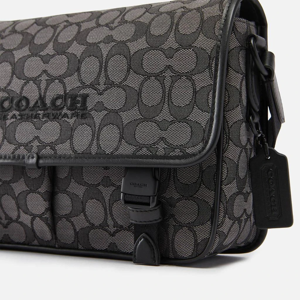 商品The Hut|Coach League Signature Jacquard Canvas Messenger Bag,价格¥2699,第3张图片详细描述