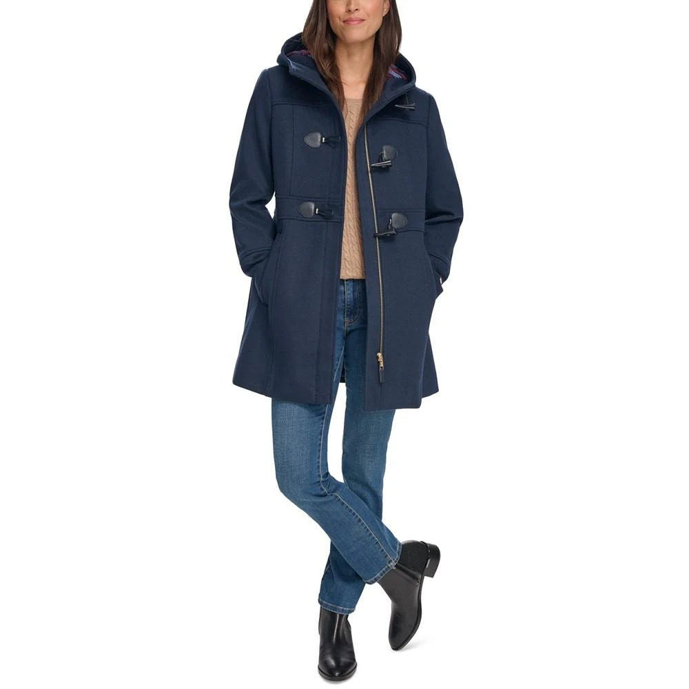 商品Tommy Hilfiger|Women's Hooded Toggle Walker Coat, Created for Macy's,价格¥1420,第5张图片详细描述