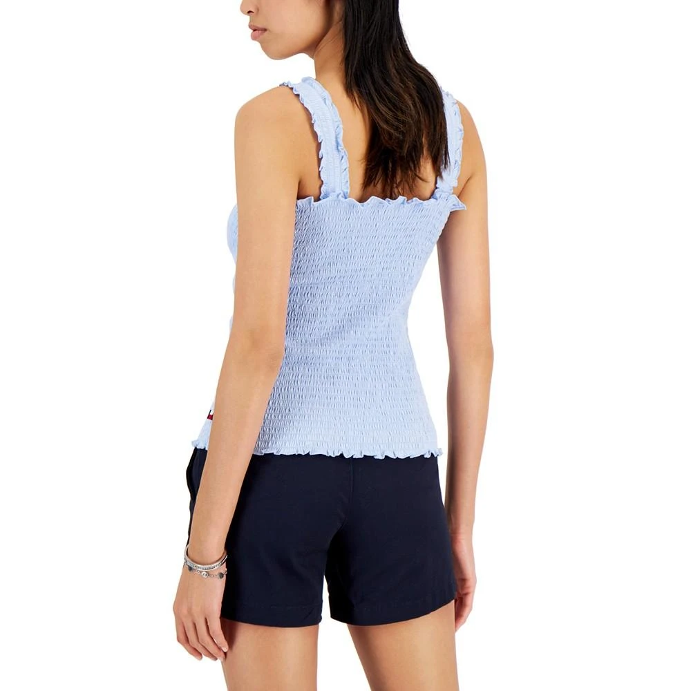 商品Tommy Hilfiger|Women's Smocked Tank Top,价格¥73,第2张图片详细描述