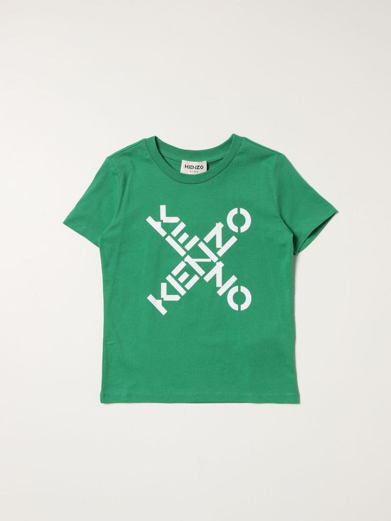 Kenzo Junior cotton t-shirt with logo商品第1张图片规格展示