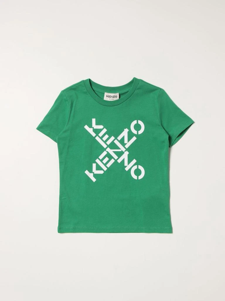 商品Kenzo|Kenzo Junior cotton t-shirt with logo,价格¥390,第1张图片