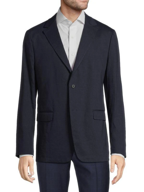 商品Theory|Clinton Linen Blend Blazer,价格¥1048,第1张图片