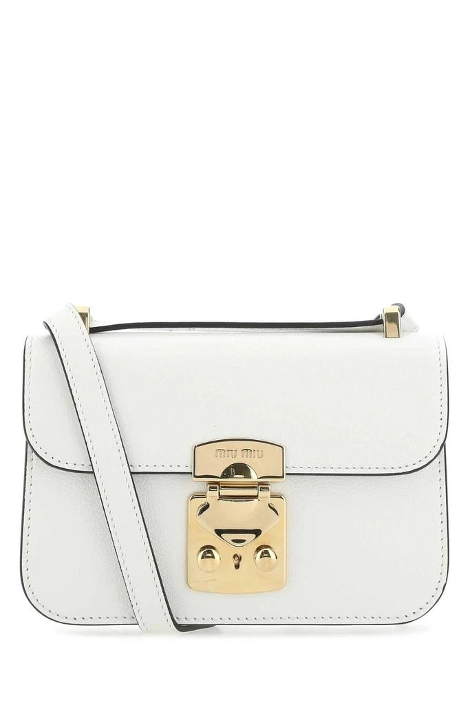 商品Miu Miu|Miu Miu Logo Detailed Crossbody Bag,价格¥11558,第1张图片