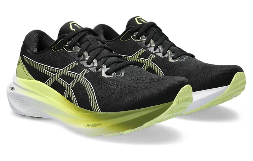商品[国内直发] Asics|Gel-Kayano 30 舒适百搭 织物合成革减震防滑耐磨透气 低帮 马拉松跑步鞋 男款 黑黄,价格¥988,第4张图片详细描述