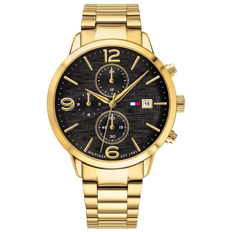 商品Tommy Hilfiger|Men's Gold-Plated Bracelet Watch 42mm,价格¥617,第1张图片