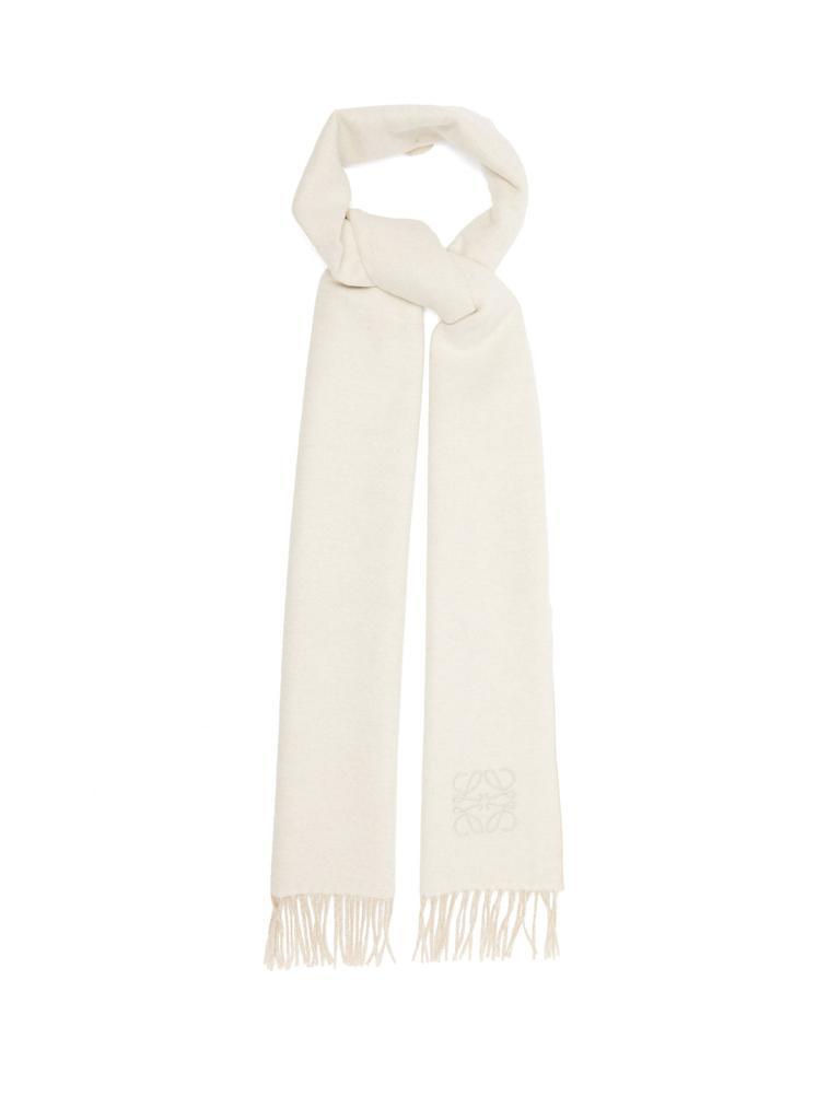 商品Loewe|Anagram-embroidered wool-blend scarf,价格¥1861,第1张图片