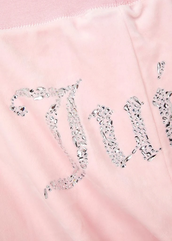 商品Juicy Couture|Del Ray logo-embellished velour sweatpants,价格¥1138,第5张图片详细描述