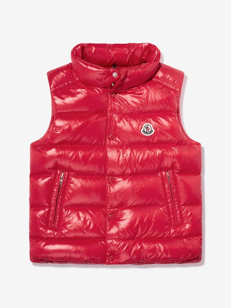 商品Moncler|Moncler Enfant Boys Down Padded Tib Gilet in Red,价格¥3431,第2张图片详细描述