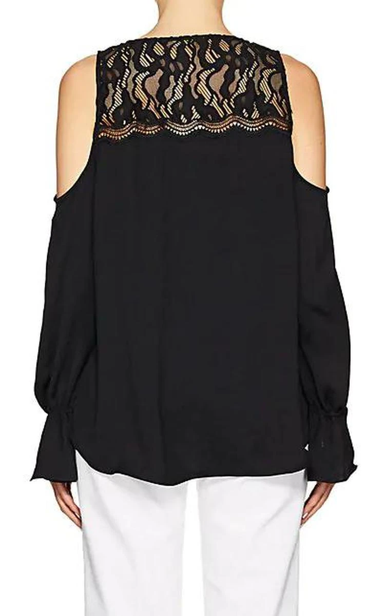 商品Ramy Brook|Abigail Matte Georgette Top,价格¥479,第2张图片详细描述