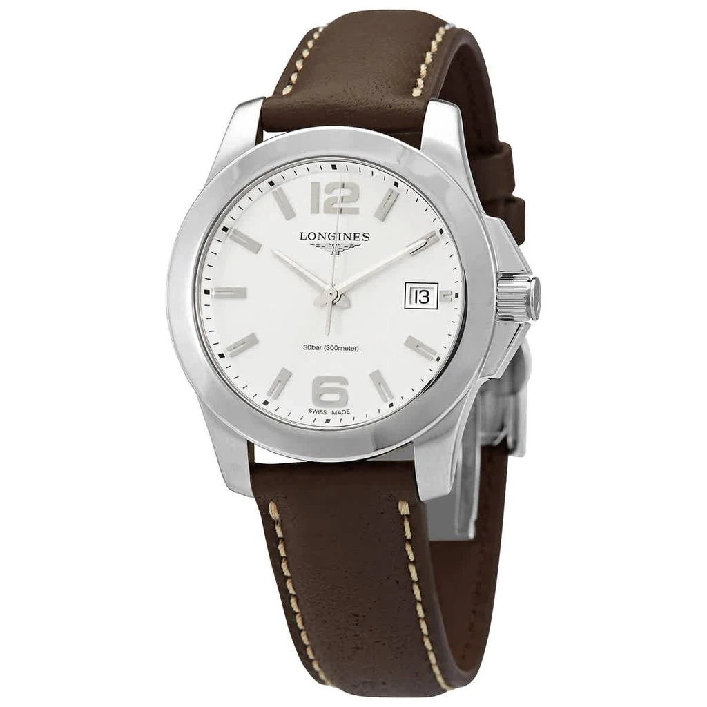 商品Longines|Longines Conquest Quartz Silver Dial Ladies Watch L3.377.4.76.5,价格¥4647,第1张图片