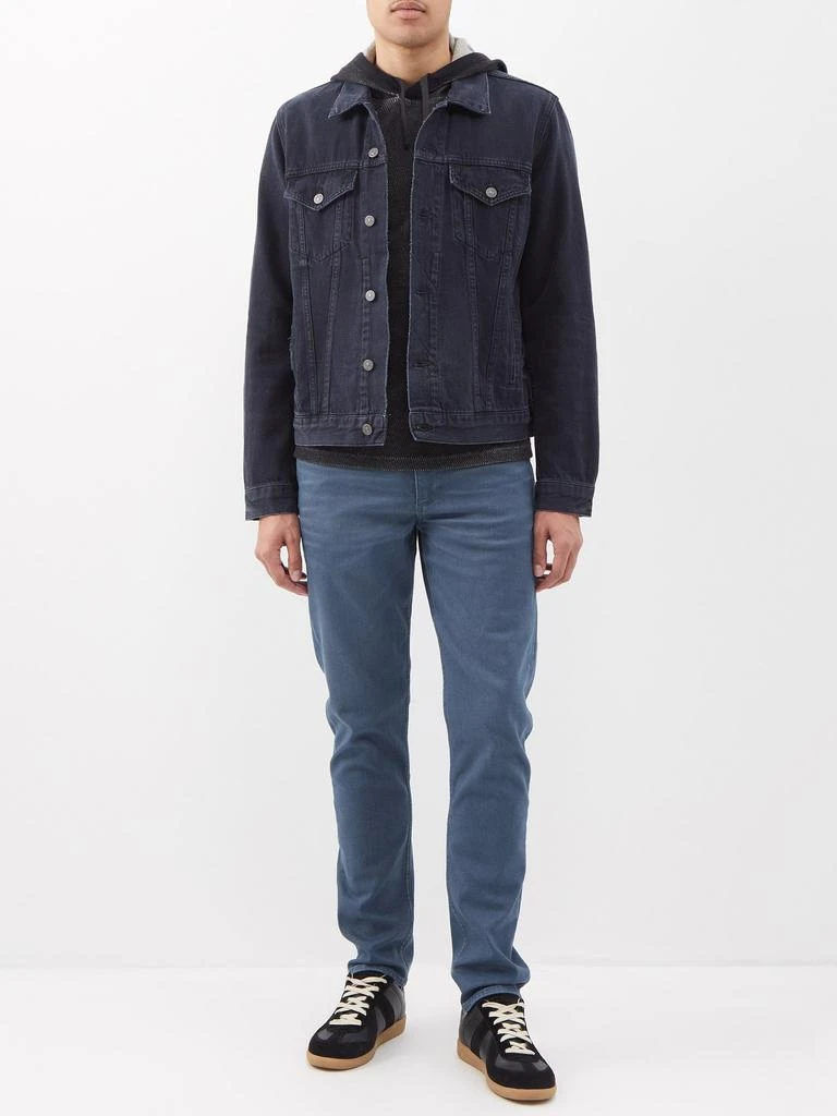 商品Rag & Bone|Fit 2 brushed cotton-blend slim-leg jeans,价格¥1209,第2张图片详细描述