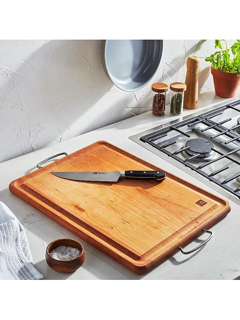 商品ZWILLING J.A. Henckels|Cherry Wood Carving Board with Handles,价格¥958,第5张图片详细描述