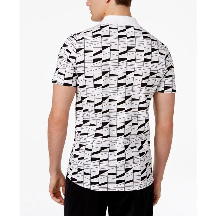 商品Lacoste|Men's Geometric Print Polo,价格¥428,第3张图片详细描述