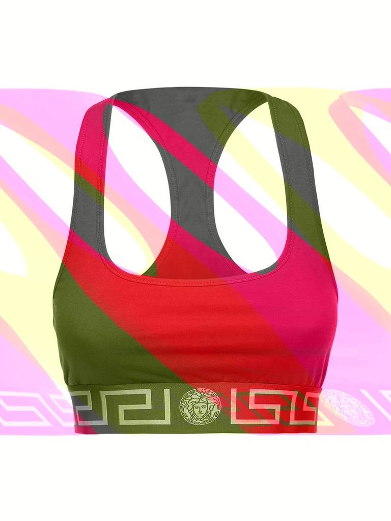 商品Versace|Stretch Cotton Jersey Bra Top,价格¥732,第1张图片