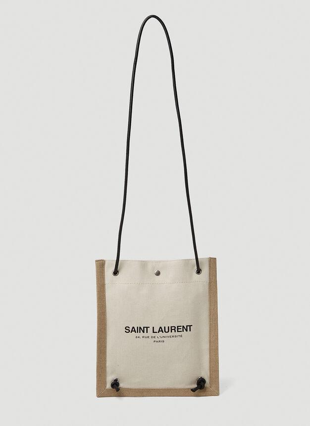 商品Yves Saint Laurent|Universite Flat Crossbody Bag in Black,价格¥5488,第1张图片