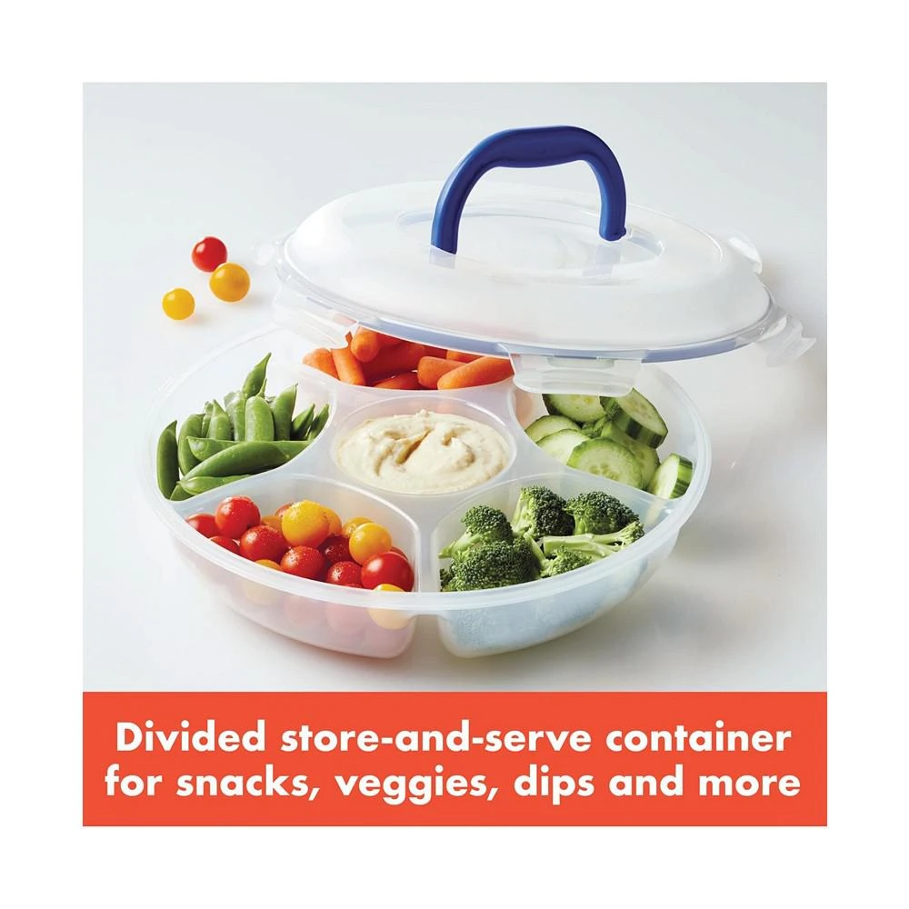 商品Lock & Lock|Easy Essentials Specialty Divided 77-Oz. Snack Container,价格¥157,第4张图片详细描述